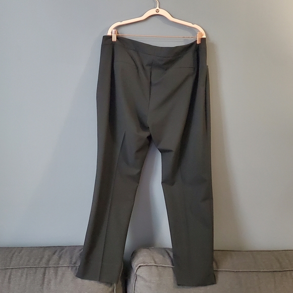 HALOGEN Size 16 Taylor Fit Pleated Dress Pants With Pockets (L059) - Picture 2 of 5